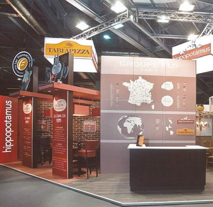 Structure modulaire pour salon La France