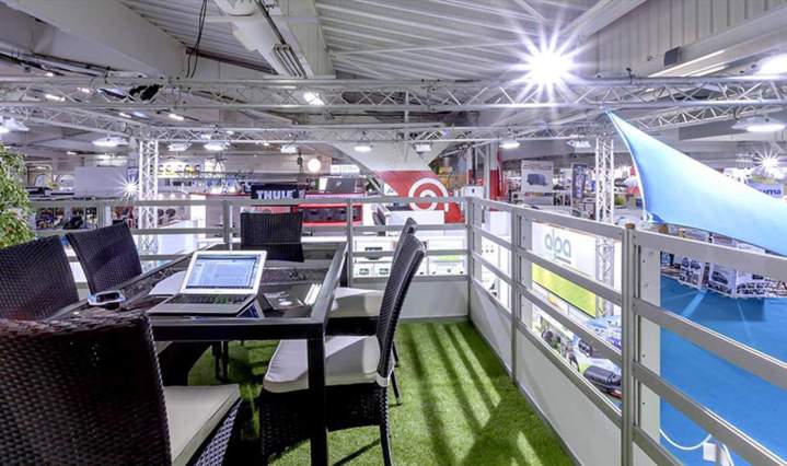 Mezzanine pour stand d'exposition France