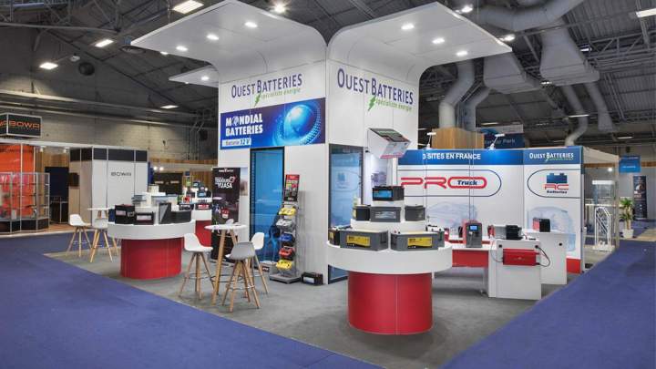 Stand de salon sur mesure La France