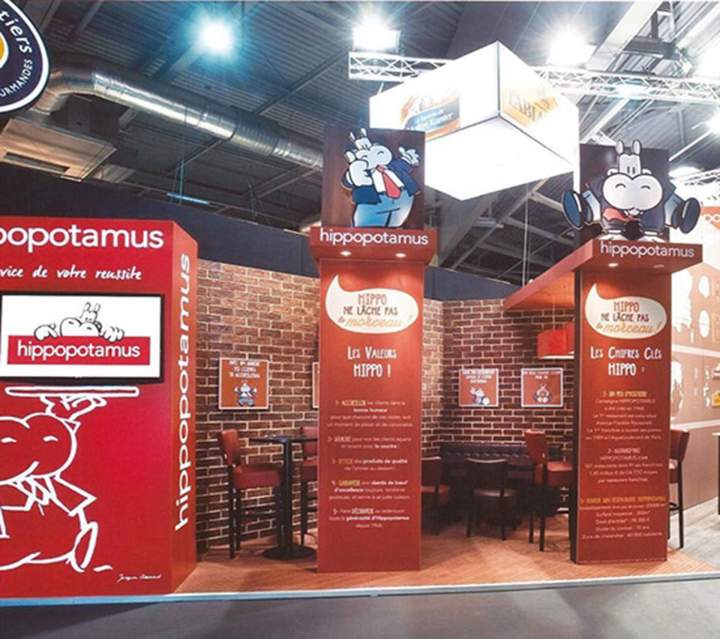Projecteurs pour stand La France